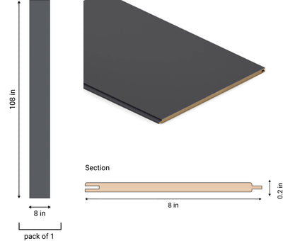 Classic Panel - Black Lead