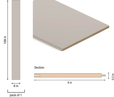 Classic Panel - Sandgrau