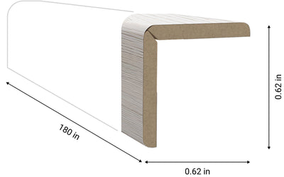 Universal Corner Panel - Sanremo Oak Light
