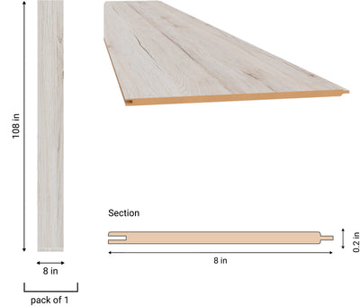 Sanremo Oak Light / 108x8