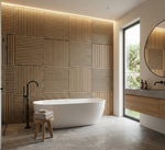 PrimePulse, Sonoma Oak, 23.6x23.6, Bathroom