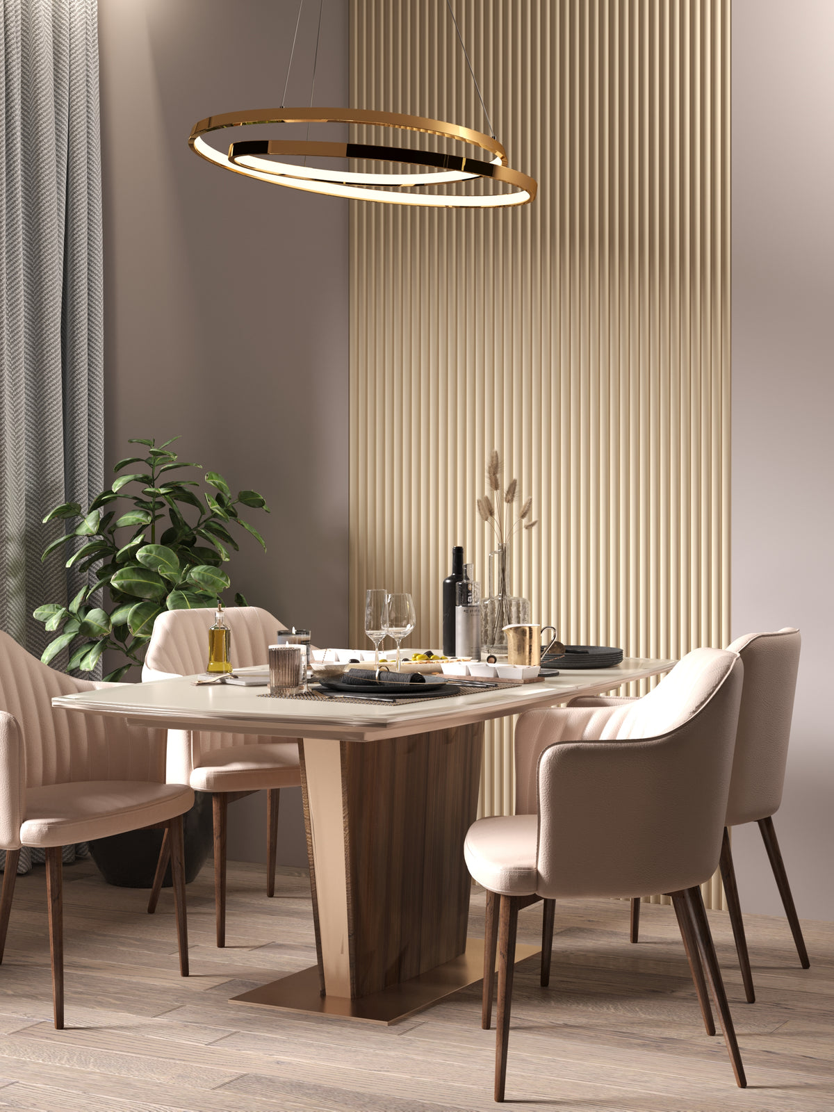 Slat Wall Panels - kitchen